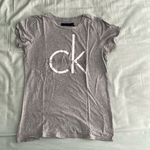 Grey Calvin Klein Top, XSMALL